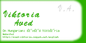 viktoria aved business card